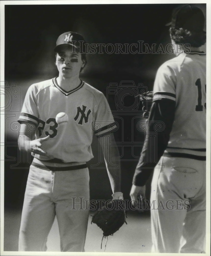 1987 Press Photo Bobby King-Baseball Player for the New York Yankees - sps04828- Historic Images