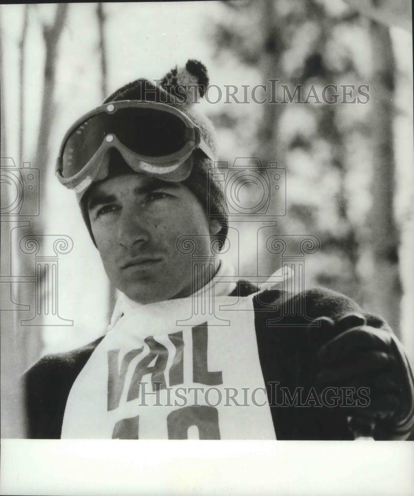 1968 Press Photo Alpine ski racer, Jimmy Huega - sps05151-Historic Images