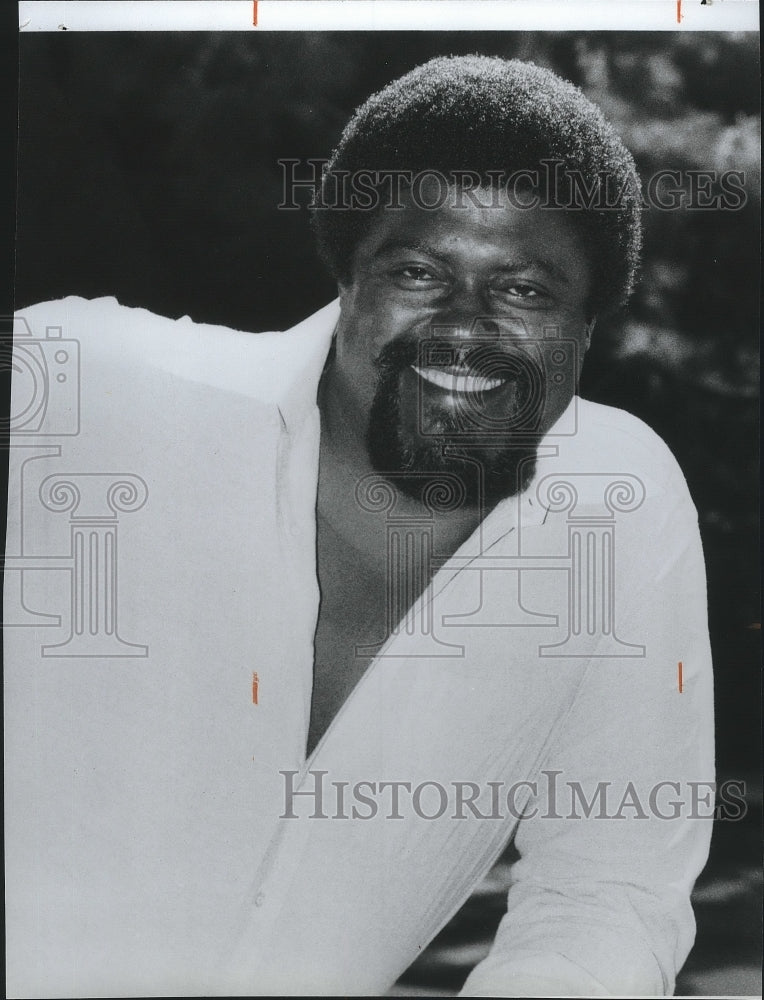 1981 Press Photo Rosey Grier, ex-football player turned musician and actor-Historic Images