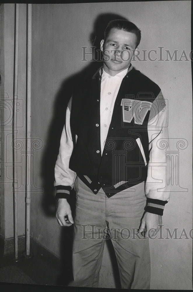 1955 Press Photo Washington State boxer Gordon Gladson - sps06411- Historic Images