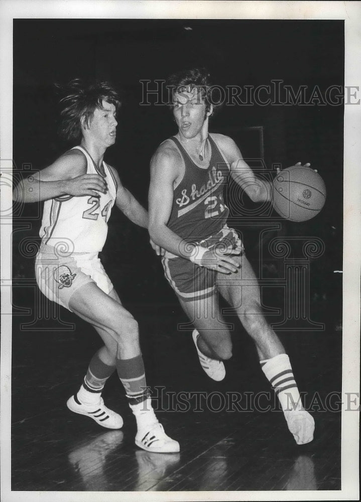 1973 Press Photo Shadle Park basketball player, Bruce Groesbeck - sps06641 - Historic Images