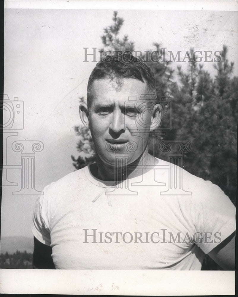 1957 Press Photo West football assistant coach, Johnny Goodwin - sps06896- Historic Images