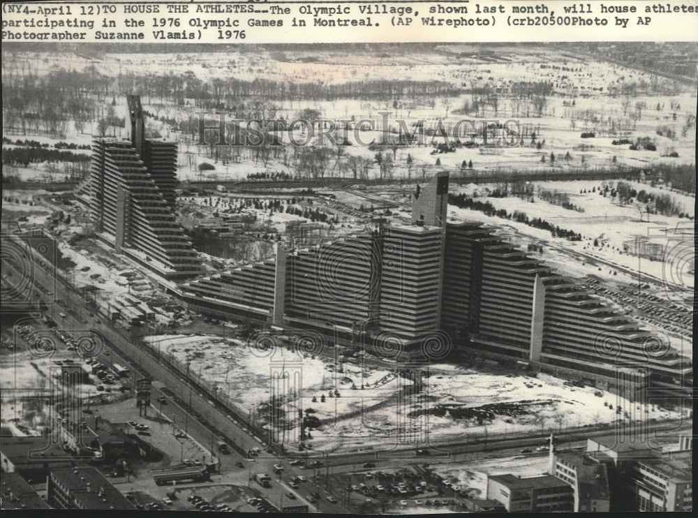 1976 Press Photo Montreal&#39;s Olympic Village to house 1976 Olympians - sps07530-Historic Images