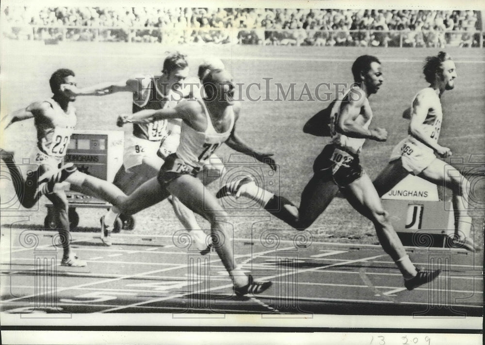 1972 Press Photo Runners of the 100-meter event of the Olympic Games - sps07545 - Historic Images