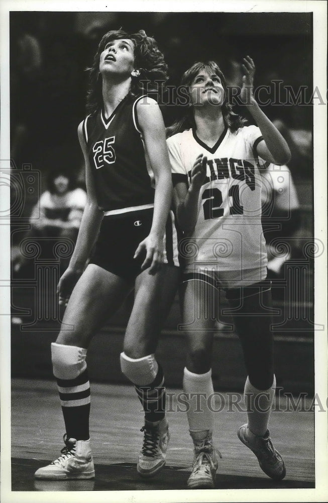 1983 Press Photo CdA Moscow basketball player, Andrea Lloyd, during a game - Historic Images