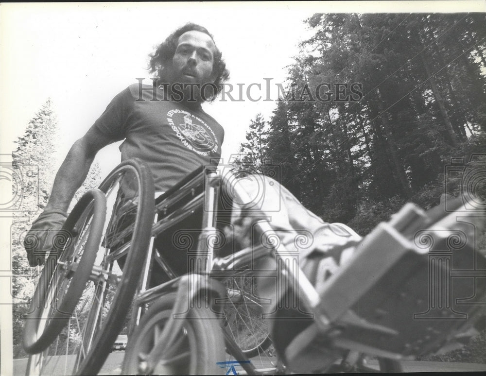 1980 Press Photo 3K track athlete, Les Melior - sps08704-Historic Images