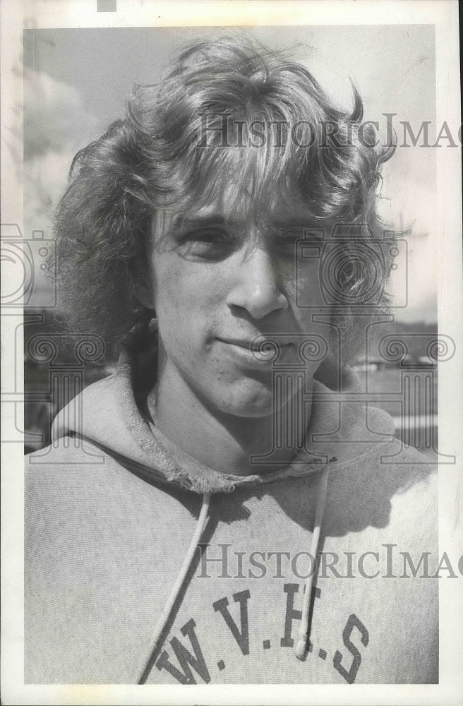 1974 Press Photo Ed Mann of West Valley High School Track Team - sps09289-Historic Images