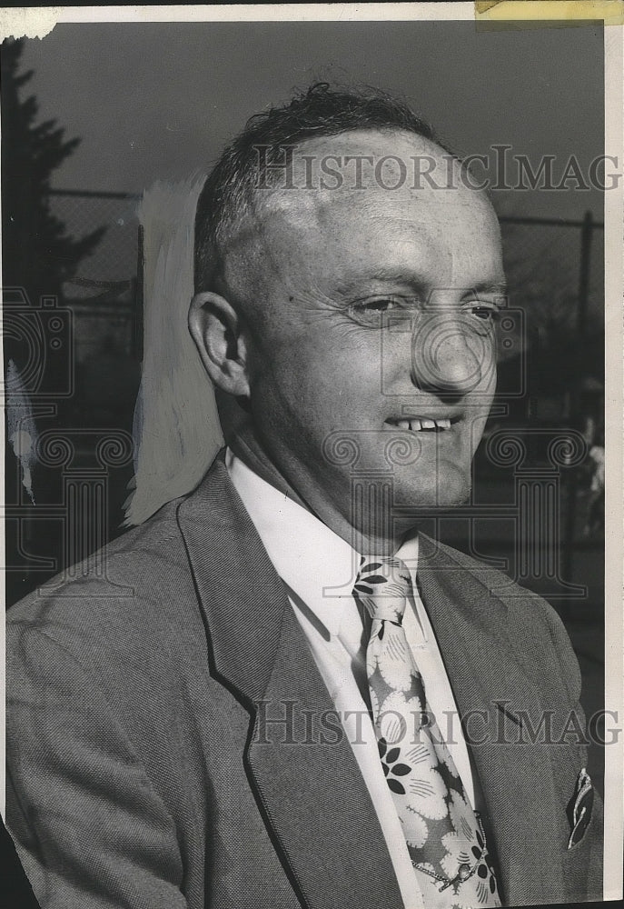 1954 Press Photo Tennis player, LaVerne Mabbott - Historic Images