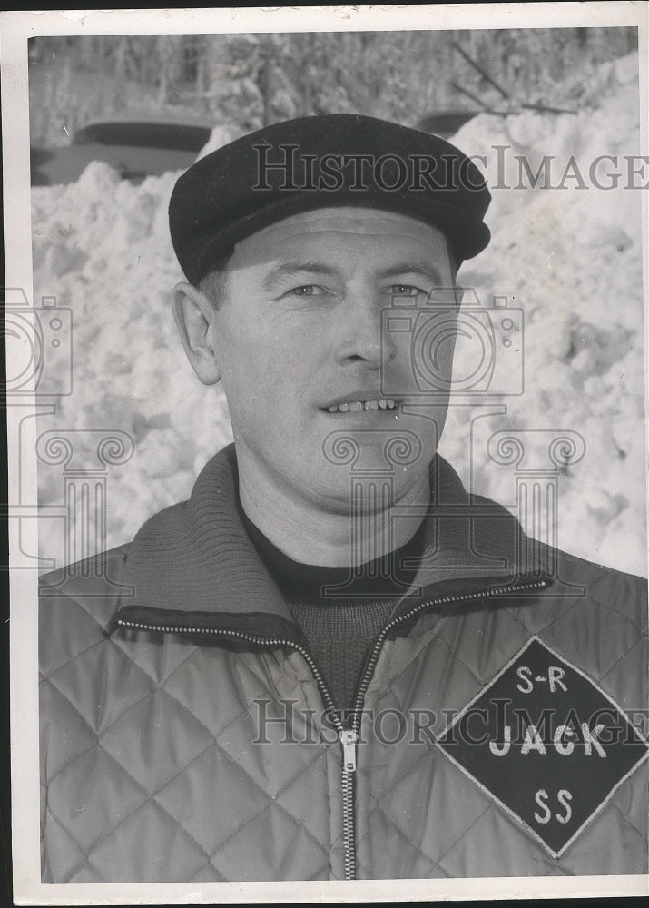 1978 Press Photo Skiing coach, Jack Malone - sps09371-Historic Images