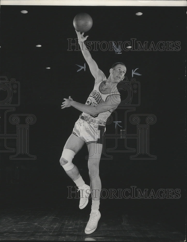 1961 Press Photo University of Idaho basketball player, Dale James - sps09684 - Historic Images