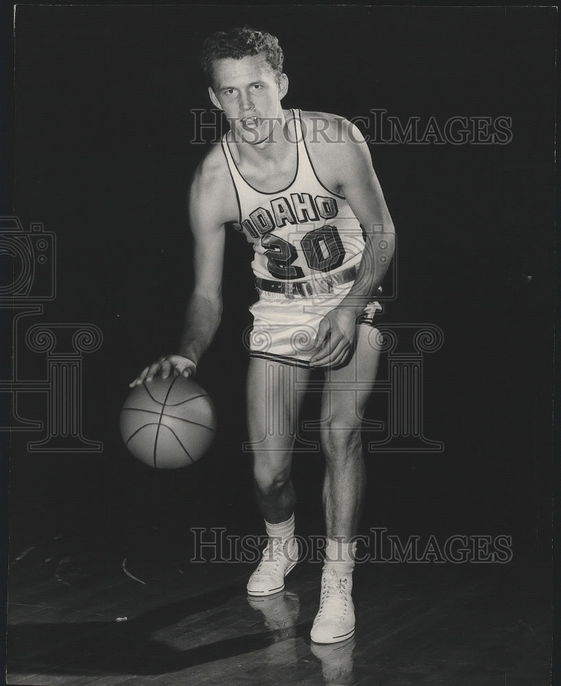 1962 Press Photo Chuck White, University of Idaho basketball player - sps09965- Historic Images