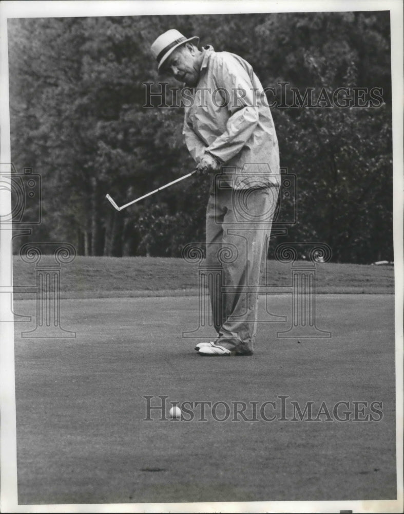 1975 Press Photo Seattle golfer, John Wood - sps10513 - Historic Images