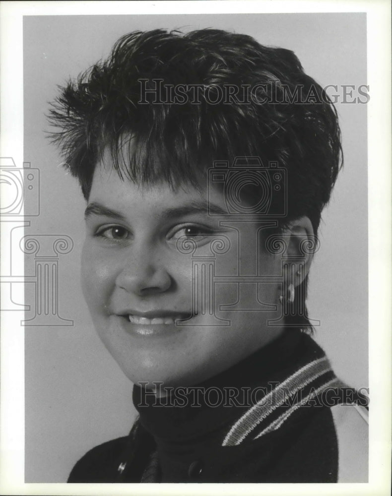 1989 Press Photo Volleyball Player Kris Whipple Head Shot - sps10690 - Historic Images