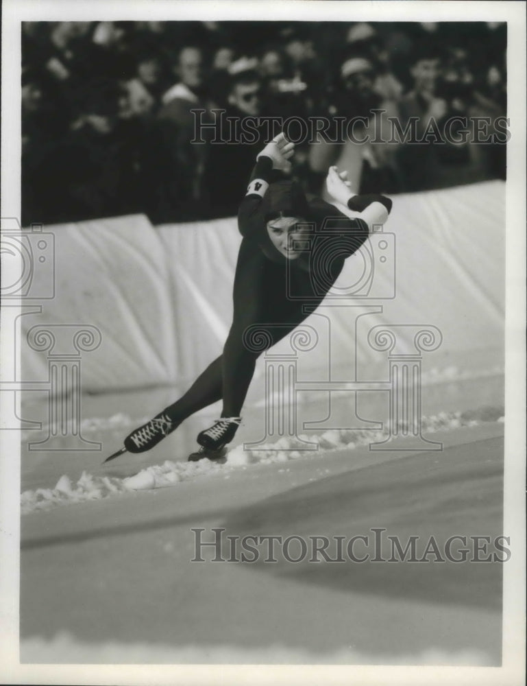 1980 Press Photo Skater Sheila Young Ochowicz - sps10818- Historic Images