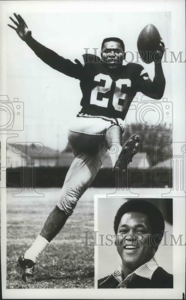 1975 Press Photo University of Southern California football player, Willie Brown- Historic Images