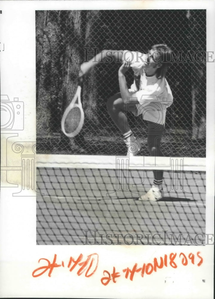 1976 Press Photo Pullman tennis player, Tom Nagel - sps11112 - Historic Images