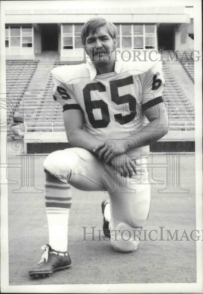 1976 Press Photo Football player, Darrell Dodson - sps11263 - Historic Images