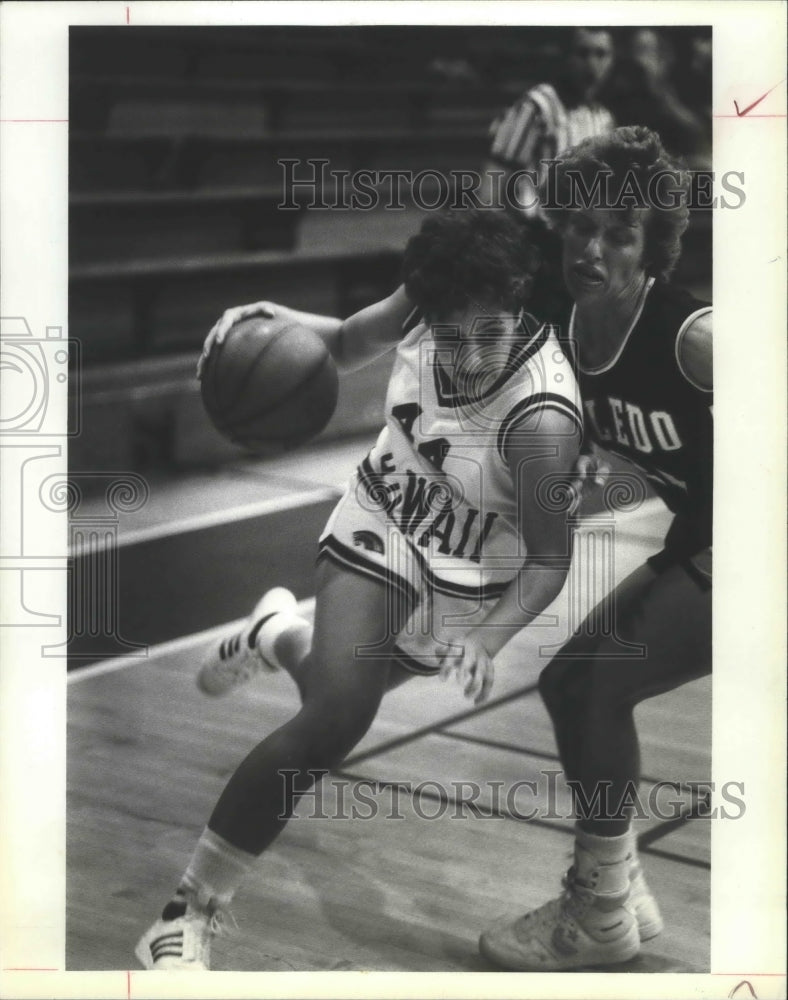 1985 Press Photo University of Hawaii basketball player, Melissa Barker - Historic Images