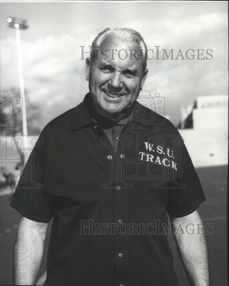 1981 Press Photo Jack Mooberry, Washington State track - sps11417- Historic Images