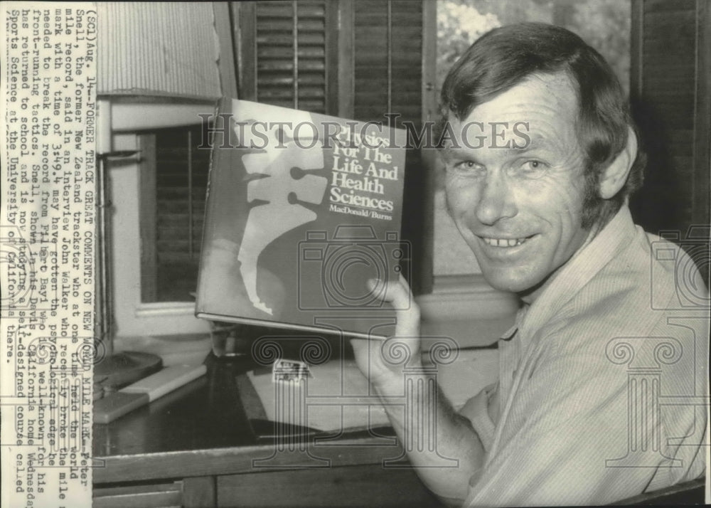 1975 Press Photo 3-time Olympic track &amp; field gold medalist, Peter Snell-Historic Images