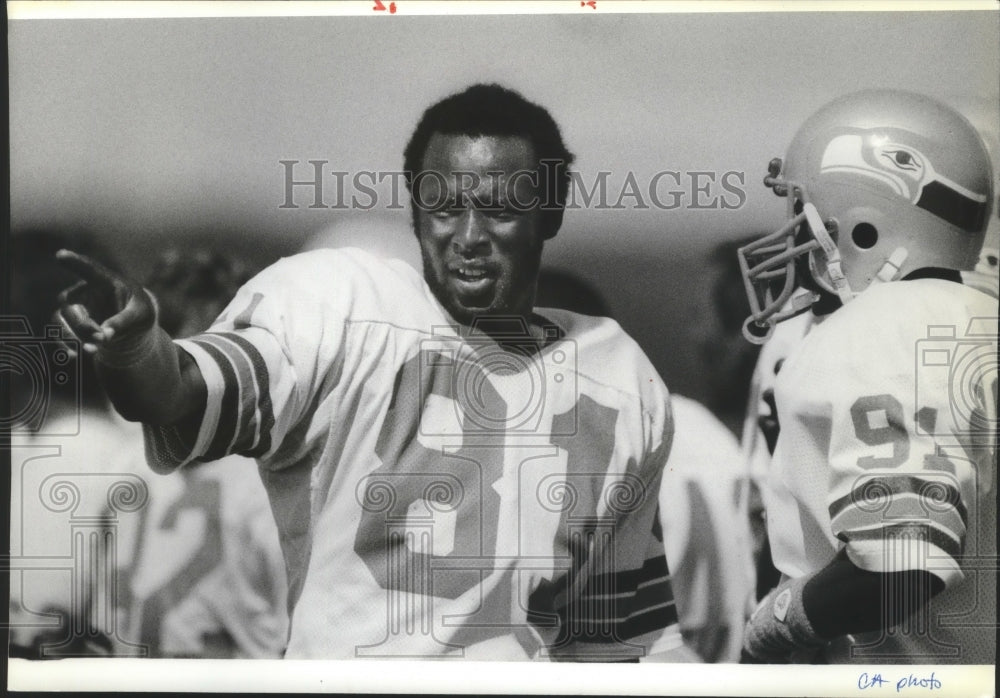 1985 Press Photo Seattle Seahawks football wide receiver, Daryl Turner- Historic Images