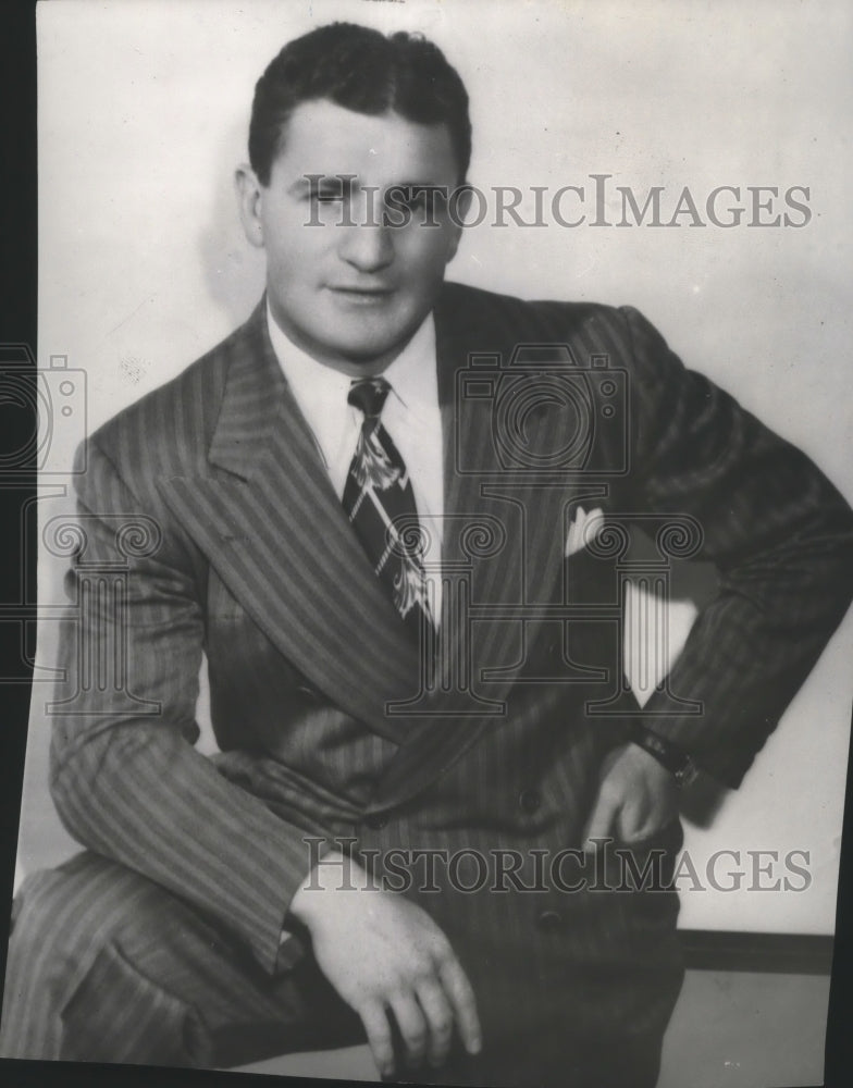 1954 Press Photo Eugene Stauber as third assistant to head coach, Idaho- Historic Images