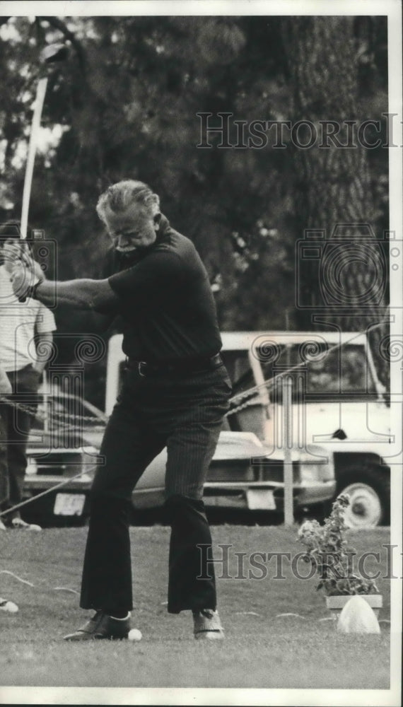 1972 Press Photo Golfer Joe Shipman in action - sps12891- Historic Images