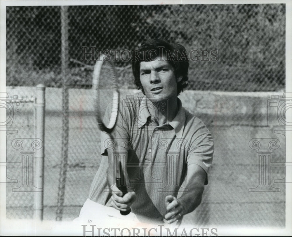 1976 Press Photo Tennis player, Ben Pekelder at Spokane Racquet Club - sps12980 - Historic Images