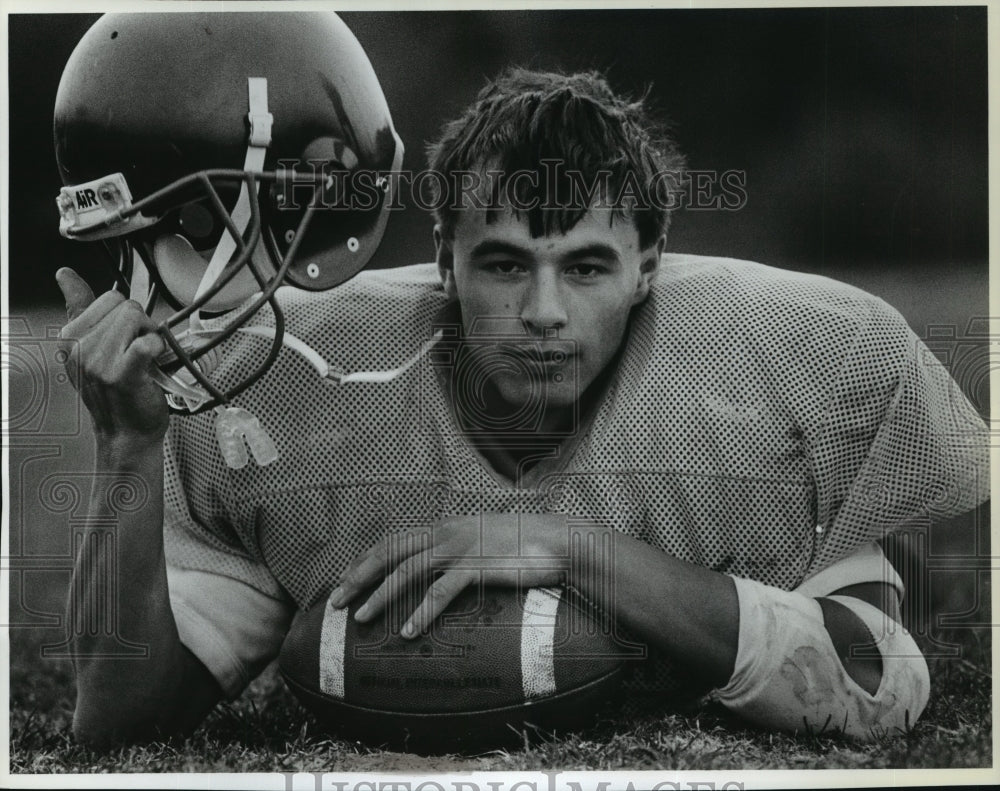 1989 Press Photo Jeff Pietz, Rearden running back has five touchdown game- Historic Images