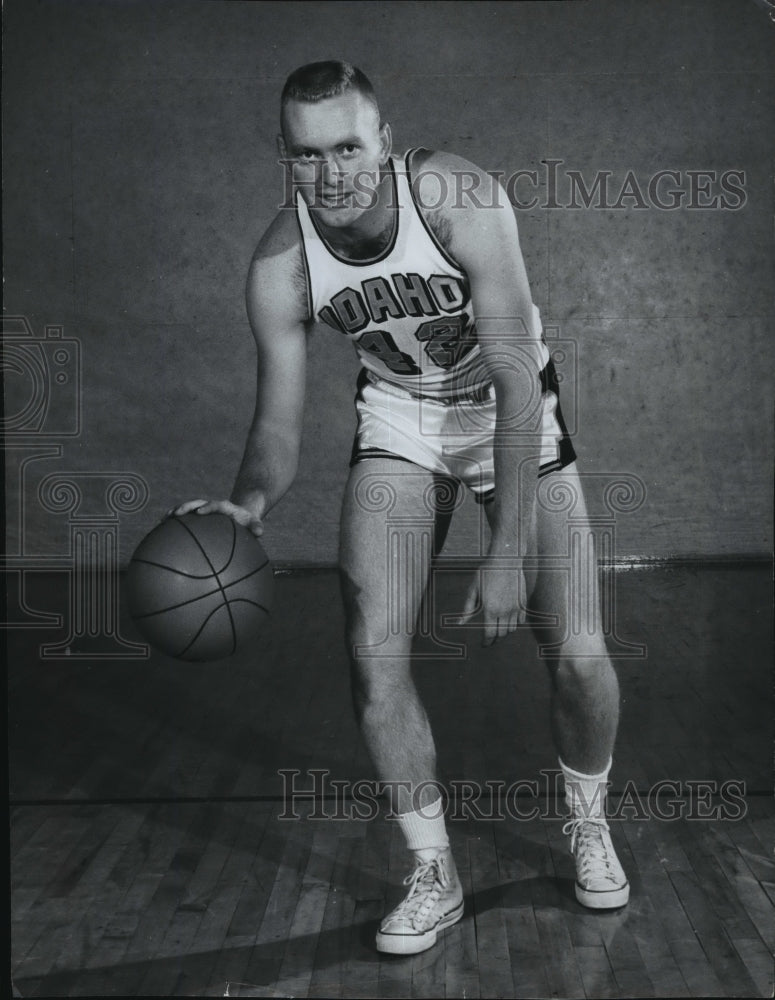 1963 Press Photo Rich Porter, Univ of Idaho basketball plays guard and forward-Historic Images