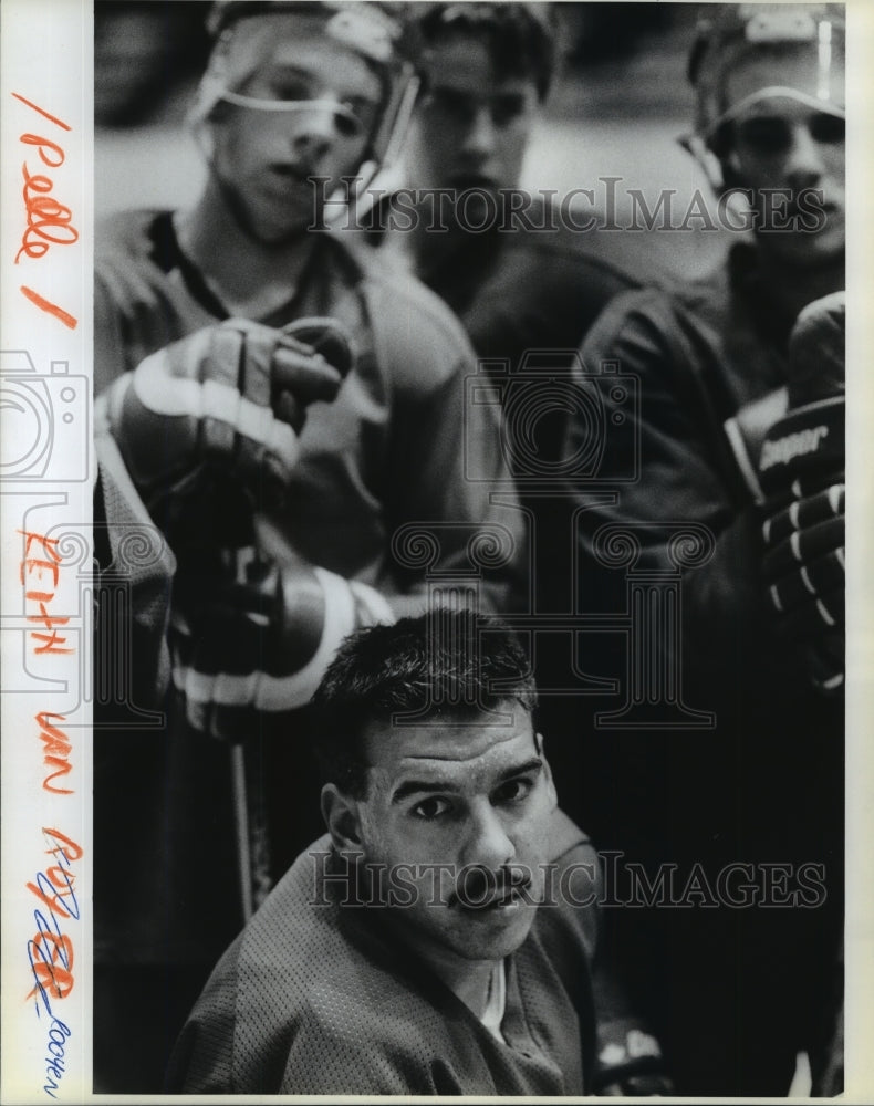 1986 Press Photo Hockey player Keith Van Rooyen of the Spokane Chiefs-Historic Images