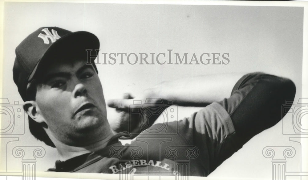 1986 Press Photo North Idaho College baseball player Dan Ryan - sps14468 - Historic Images