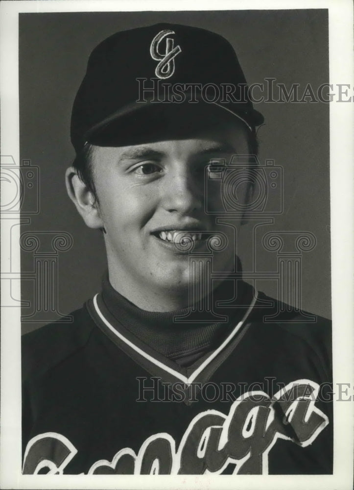 1976 Press Photo Gonzaga University baseball pitcher Stee Sanborn - sps16717 - Historic Images