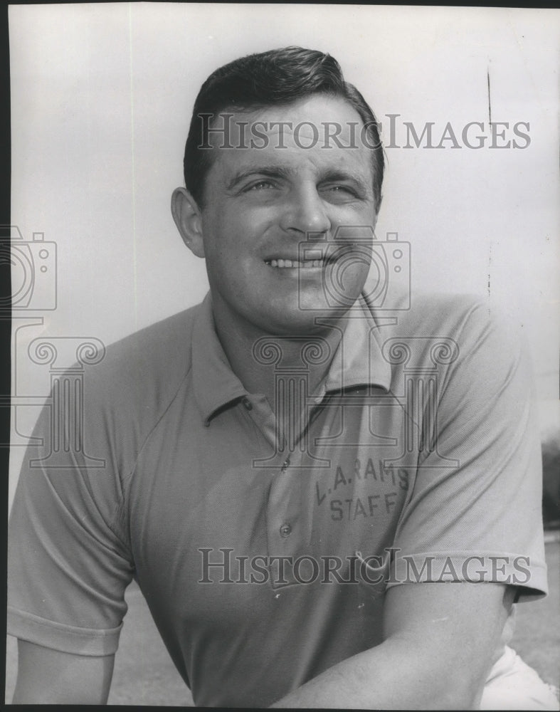 1965 Press Photo Head Harland Svare of the Los Angeles Rams - sps16994 - Historic Images