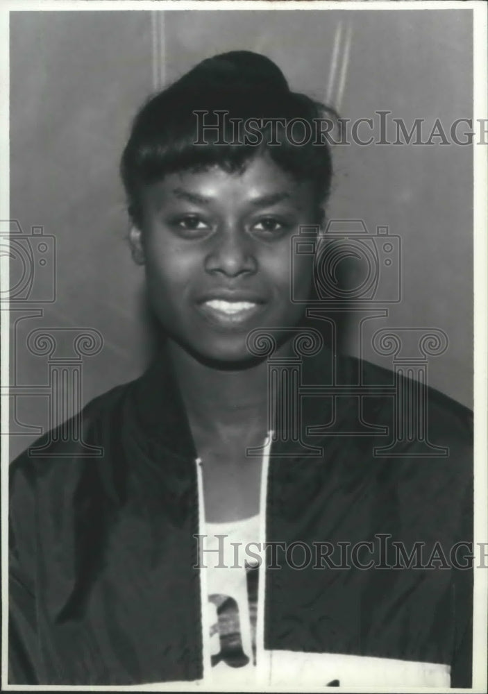 1990 Press Photo University of Idaho Track runner Jackie Ross - sps17060 - Historic Images