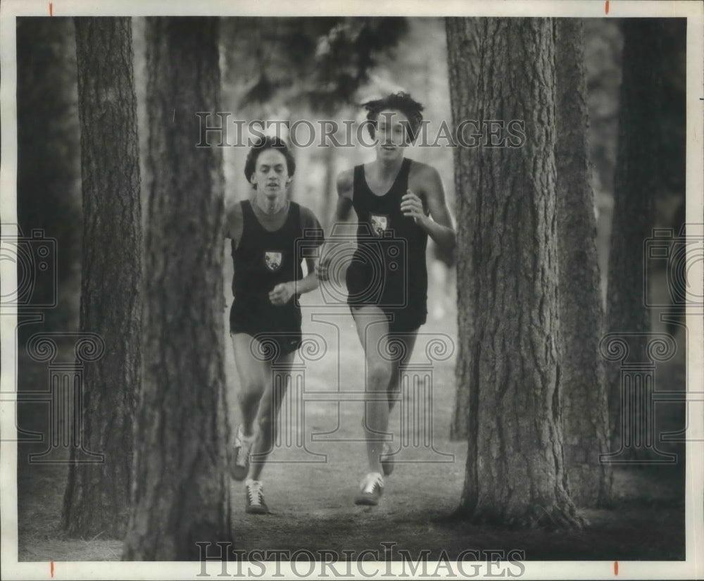 1979 Press Photo Runners Ed Dotter and Jim Coombes - Historic Images