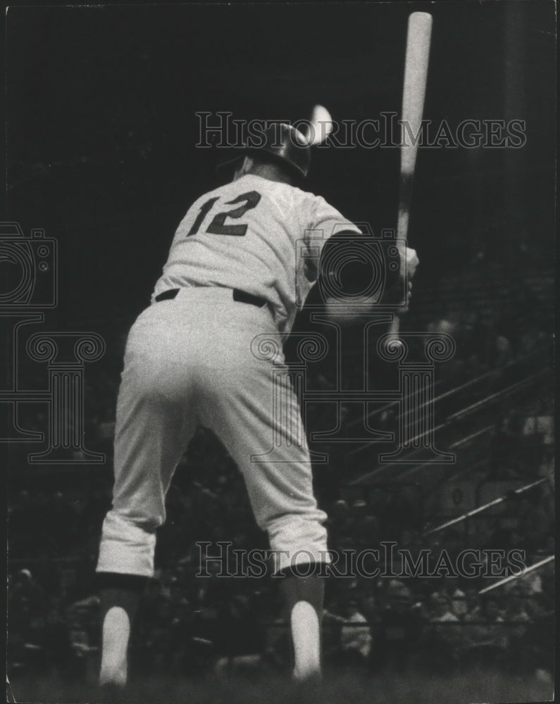 1978 Press Photo Texas Rangers Baseball Player John Miller Getting Ready to Bat - Historic Images