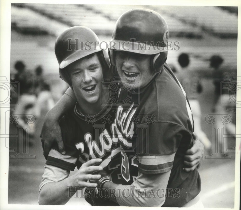 1982 Press Photo GSL Baseball Mark Carder and Ron Skogstad - sps19019-Historic Images