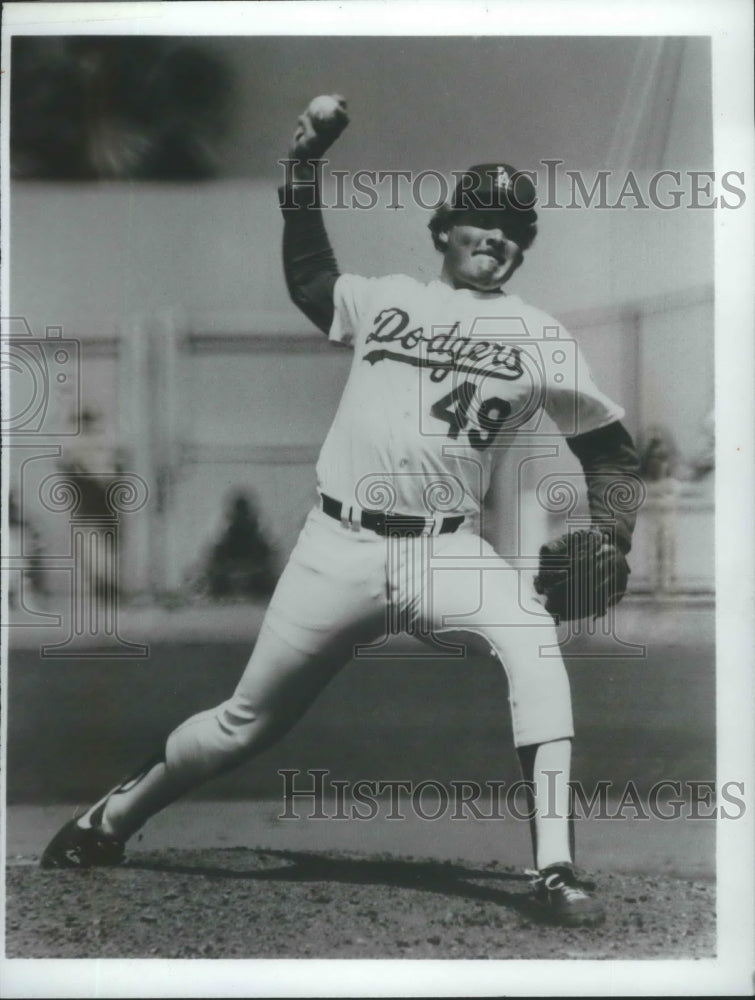 1984 Press Photo Los Angeles Dodgers pitcher Tom Niedenfuer - sps20153-Historic Images