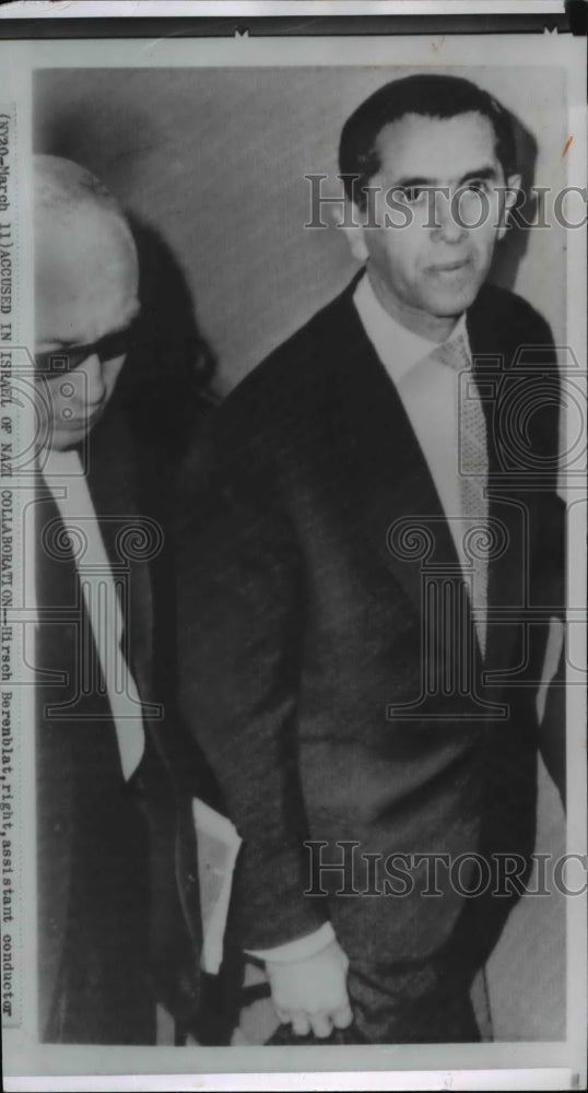 1963 Wire Photo Hirsch Berenblat assistant conductor of Israel opera - Historic Images