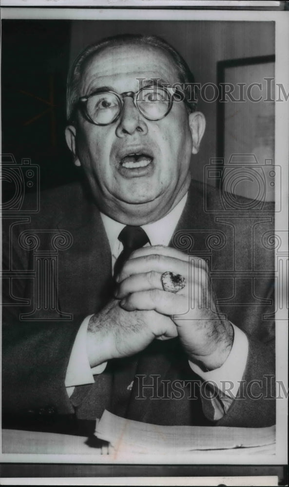 1957 Ezra Taft Benson, Secretary of Agriculture-Historic Images