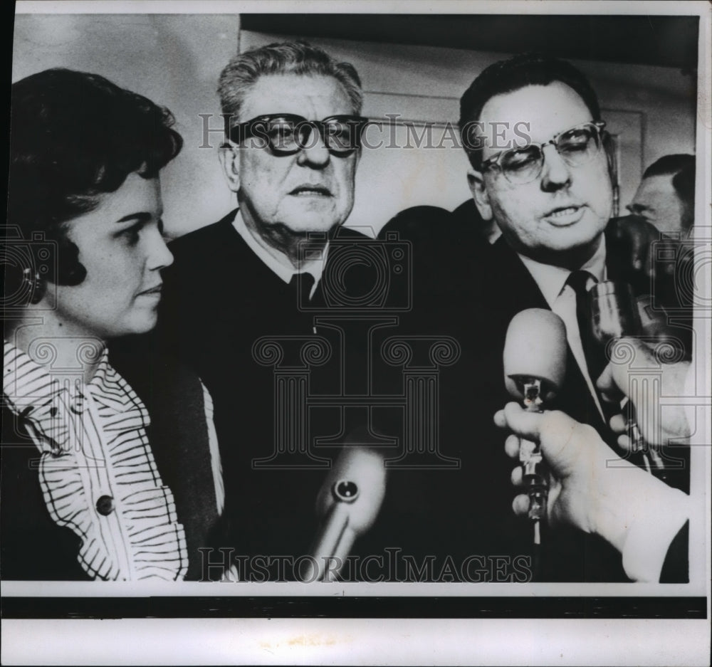 1964 Wire Photo Jack Ruby with Joe B. Brown Jr.  - Historic Images