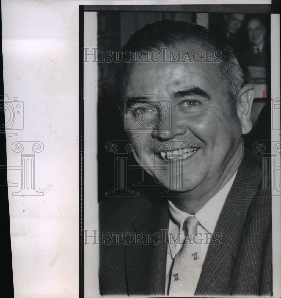 1956 Wire Photo Judge Wilson Joseph Brennan poses at the White House - spw01148-Historic Images