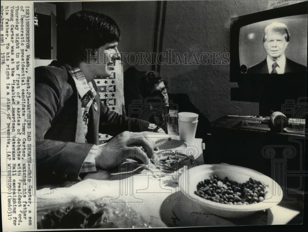 1976 Wire Photo Chip Carter son of presidential candidate Jimmy Carter-Historic Images