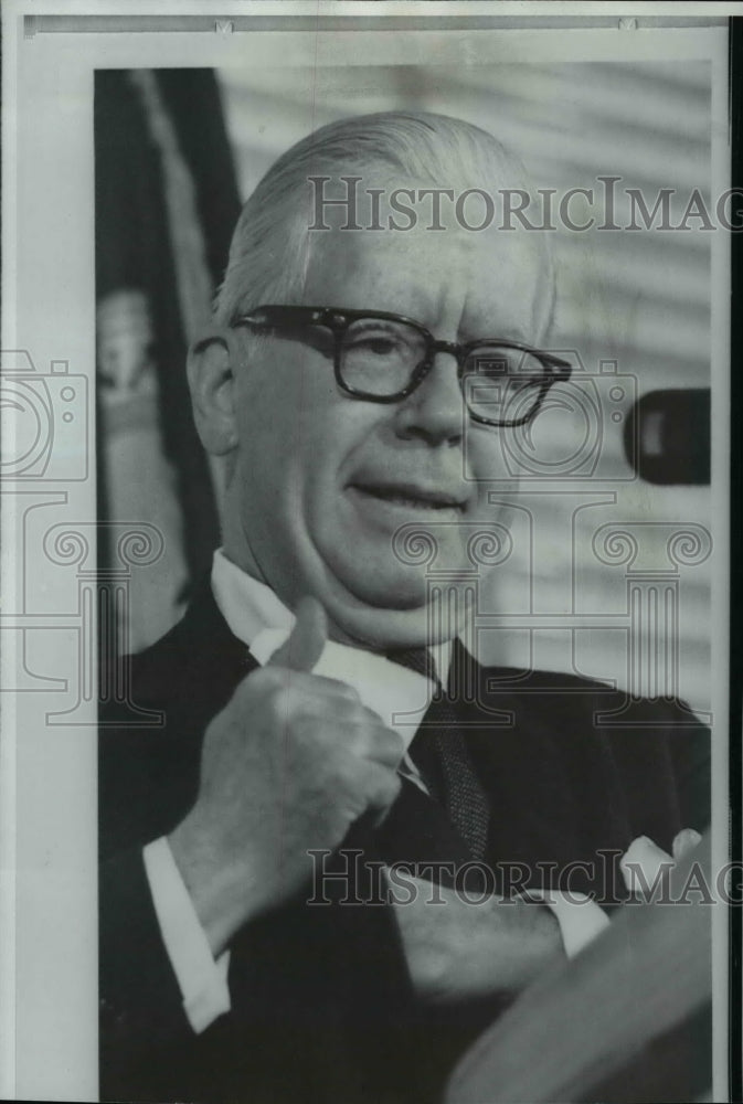 1966 Wire Photo Henry H. Fowler  - Historic Images