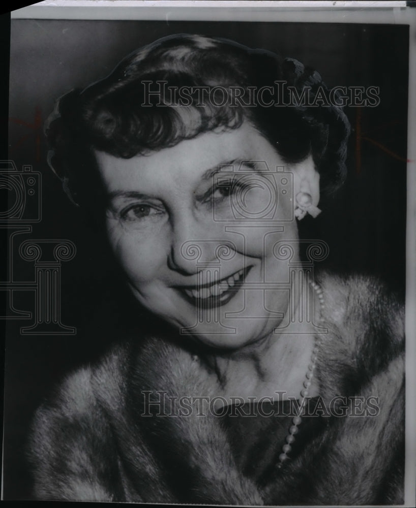 1958 Wire Photo Mamie Eisenhower  - Historic Images