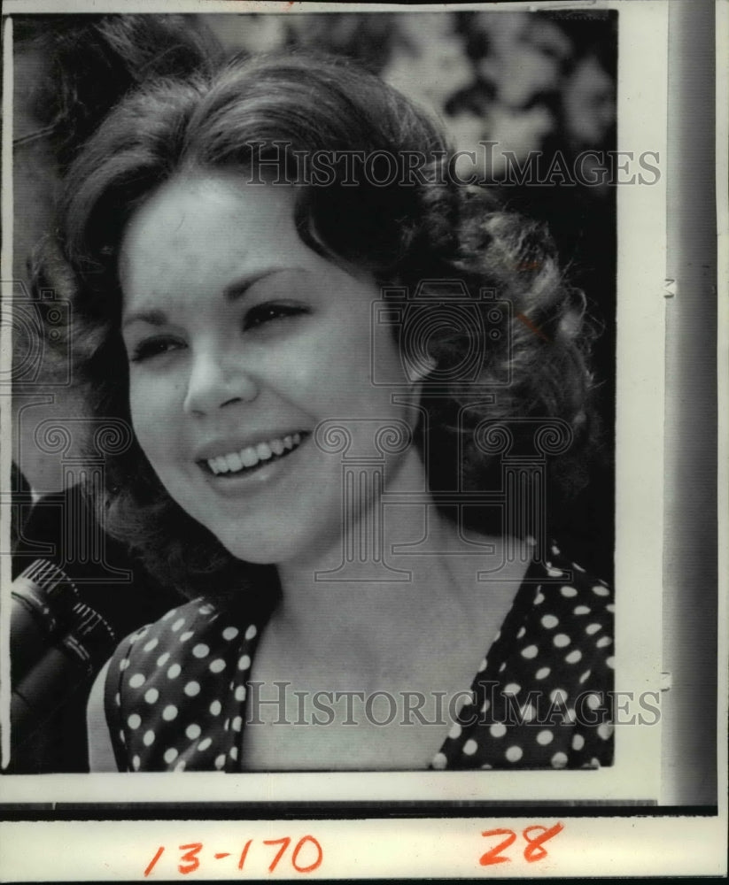 1975 Press Photo Julie Eisenhower - Historic Images