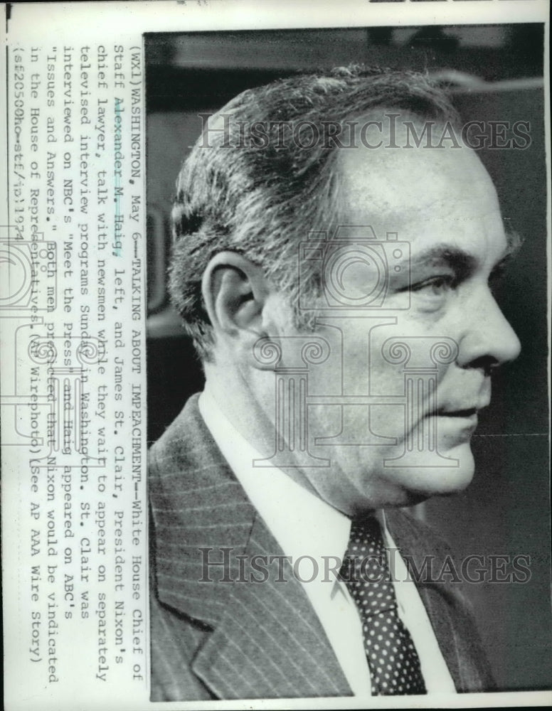 1974 Alexander M. Haig, White House Chief of Staff  - Historic Images