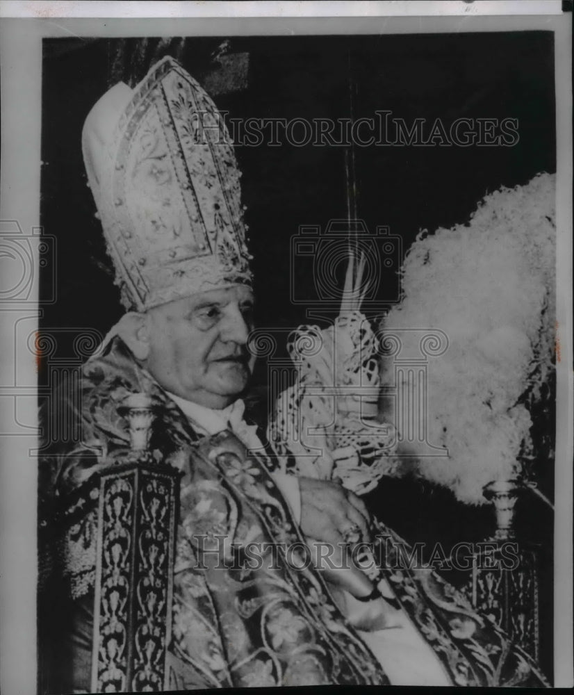 1961 Wire Photo Pope John XXIII - spw02759-Historic Images