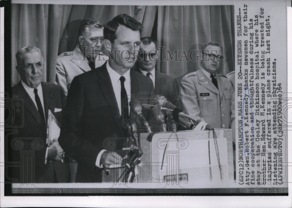 1964 Wire Photo Atty. Gen. Robert F. Kennedy - spw02898-Historic Images